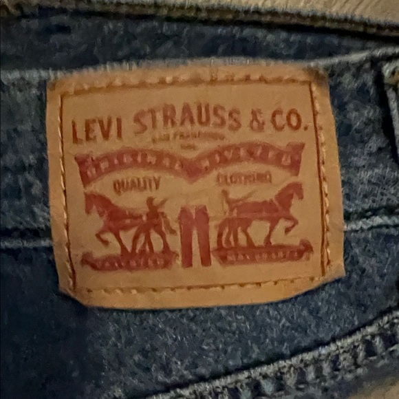 Levi's Dark Blue High Rise Jeans - Picture 2 of 5